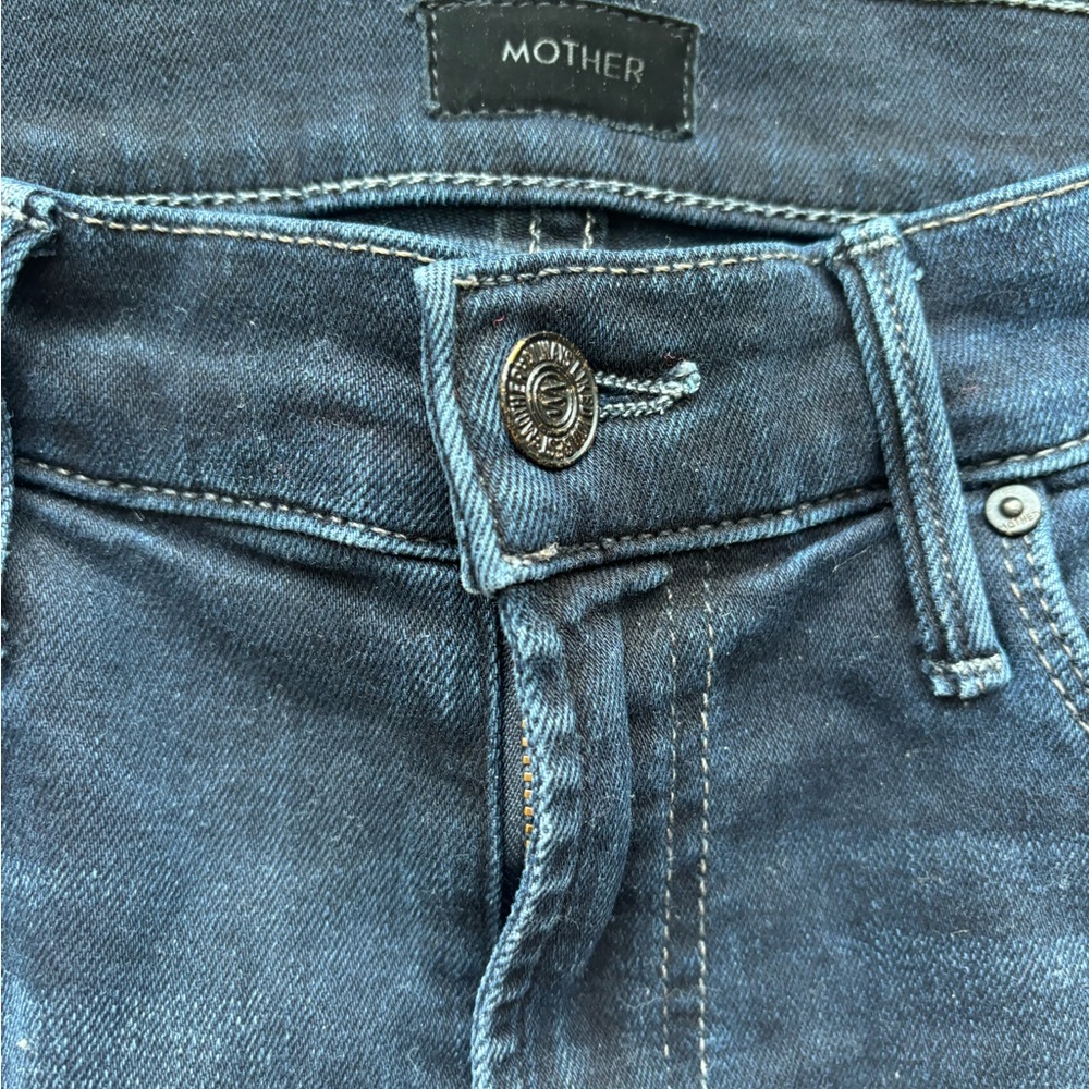 MOTHER Jeans The Stunner Zip Two Step Fray Wash Last Call Size 25 - Picture 3 of 10